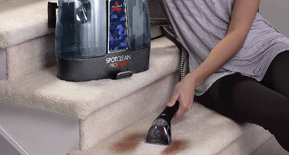 BISSELL SpotClean ProHeat Portable Spot And Stain Carpet Cleaner Review