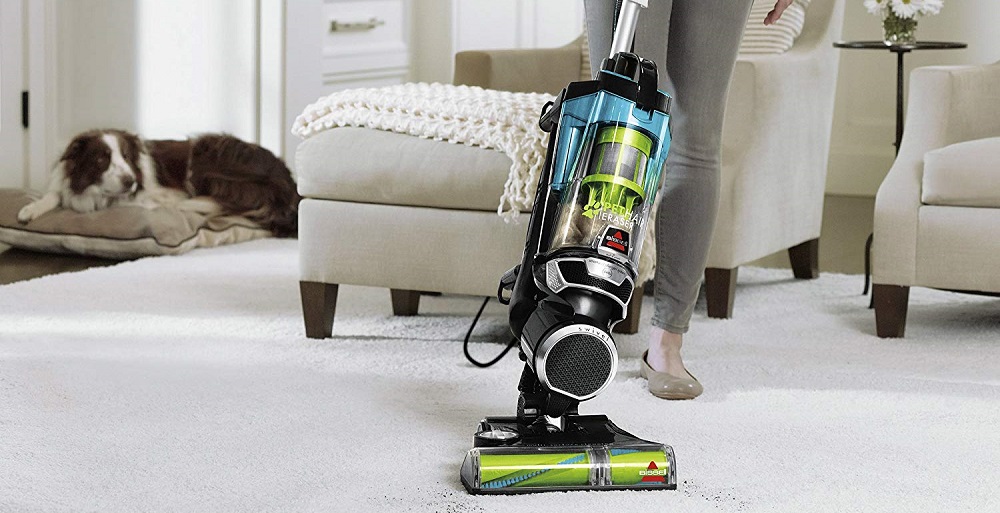 Bissell 16501 Pet Hair Eraser Deluxe Upright Bagless Vacuum Cleaner Blue