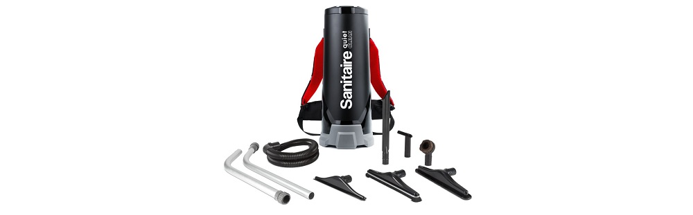 Sanitaire EUKSC535 Backpack Vacuum, 11.50 amp, 2.50 gal, Black