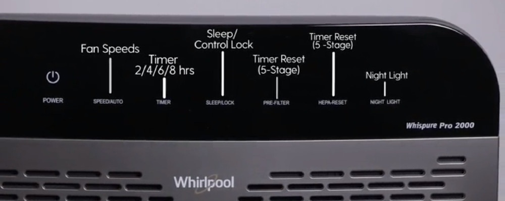 Whirlpool WPPRO2000P Whispure Air Purifier 