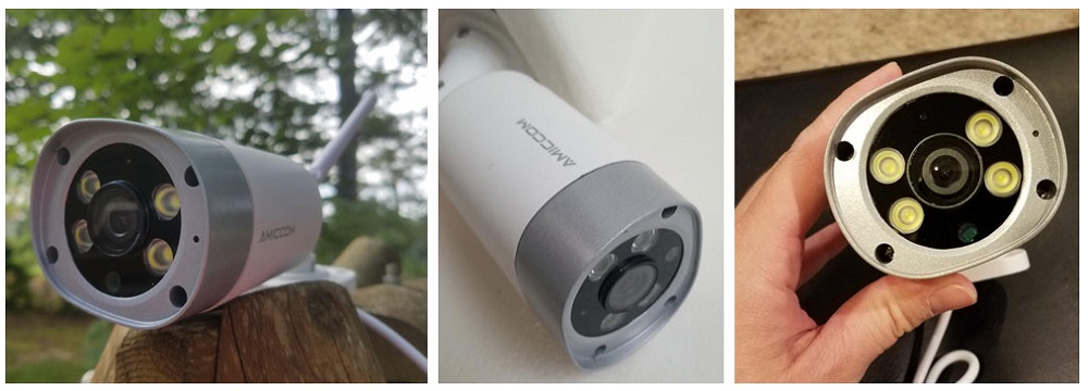 Outdoor Security WiFi Connected Camera with Night Vision and Motion Detection