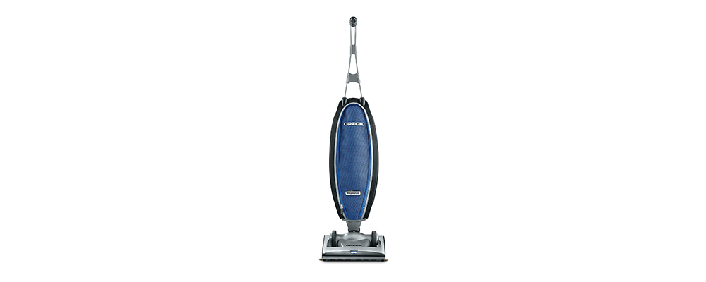 Oreck Magnesium RS Swivel-Steering Upright Vacuum Cleaner, with HEPA Filter Bag, Lightweight, Blue, LW1500RS, Black