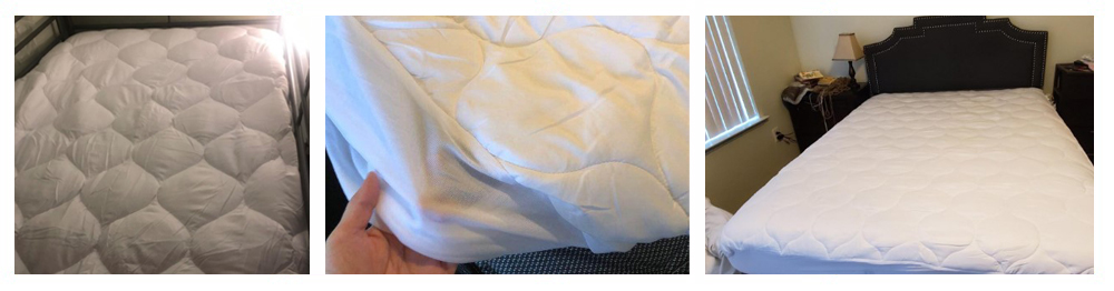 Quilted Fitted Cooling Mattress Pad