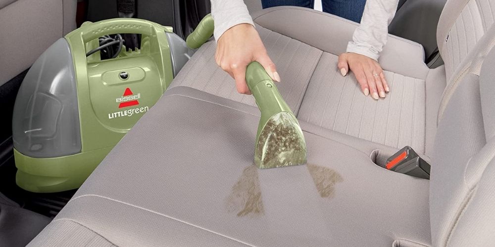 BISSELL Little Green Multi-Purpose Portable Carpet and Upholstery Cleaner, 1400B