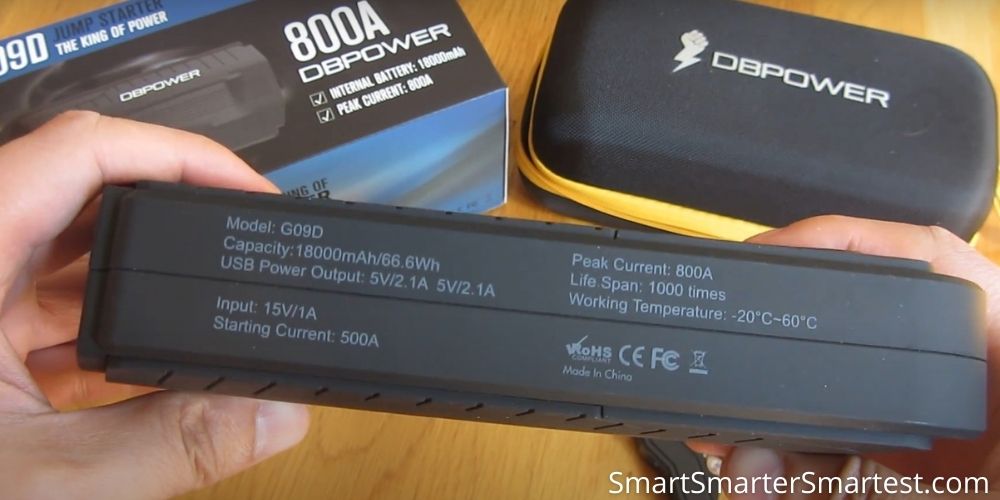 DBPOWER 800A Portable Car Jump Starter Review