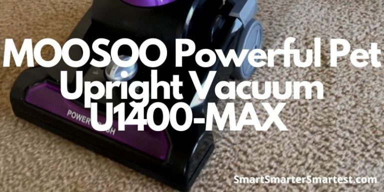 MOOSOO Powerful Pet Upright Vacuum U1400-MAX