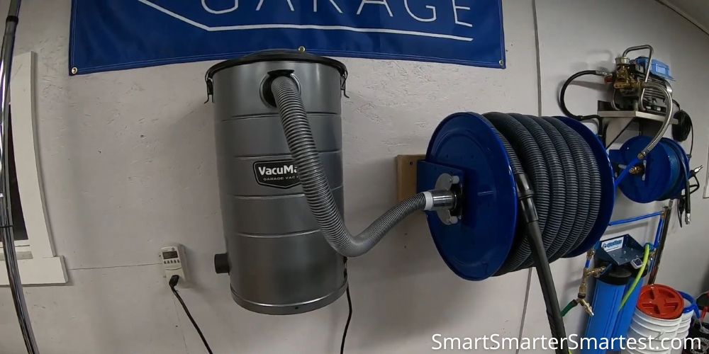 VacuMaid GV30 Wall Mounted Garage Vacuum